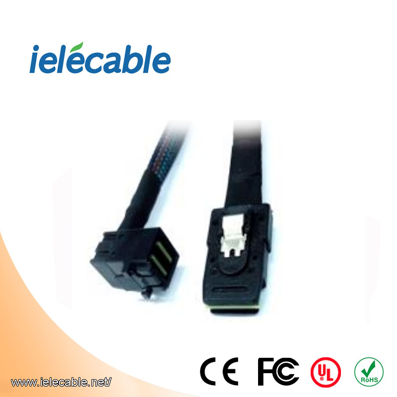 MINISAS (SFF8643)90° 转 MINISAS 36PIN(SFF8087)线